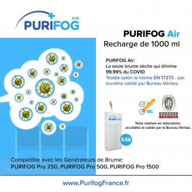 Lot de 48 recharges PURIFOG Air 1 000 ml